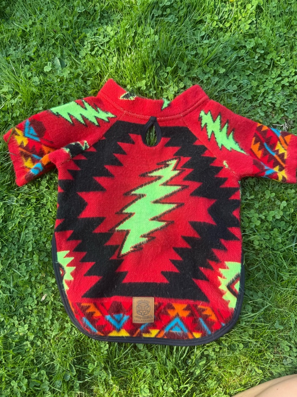 Grateful Dead Fleece Dog Jacket